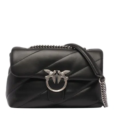 Pinko 'love Classic Puff' Crossbody Bag In Black