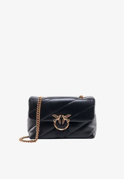 Pinko Love Classic Puff Crossbody Bag In Black
