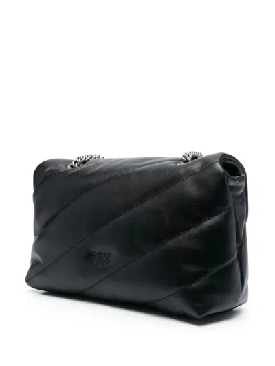 Pinko "love Classic Puff" Shoulder Bag In Black