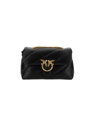 PINKO CLASSIC LOVE PUFF LOGO CROSSBODY BAG