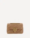 Pinko Love Classic Shoulder Bag In Brown