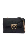 Pinko Love Bag Recycled Tissue Crossbody Bag In Black