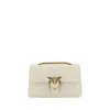 Pinko Love Classic Shoulder Bag In White