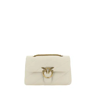 Pinko Love Classic Shoulder Women's Bag In White