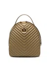 Pinko Love Click Backpack In Green