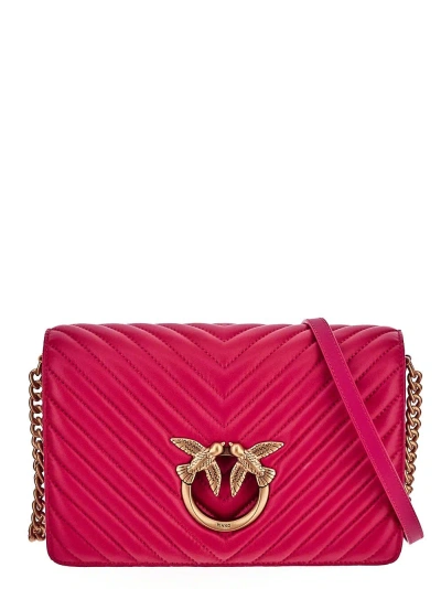 Pinko Love Click Bag In Pink