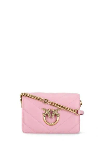 Pinko Love Click Mini Bag In Pink