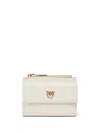 Pinko Love Compact Wallet In White