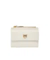 Pinko Love Compact Wallet In White