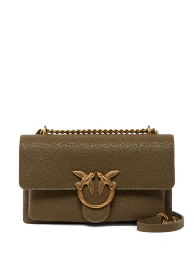 Pinko Love Crossbody Bag In Brown