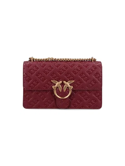 Pinko Love Crossbody Bag In Red