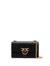 Pinko `love` Crossboy Bag With Logo In Black  