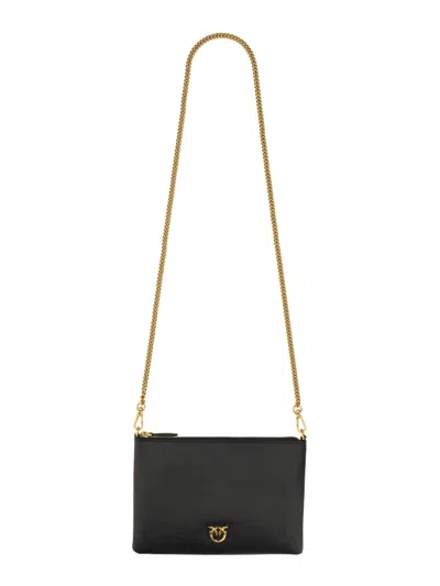 Pinko Love Flat Classic Bag In Black
