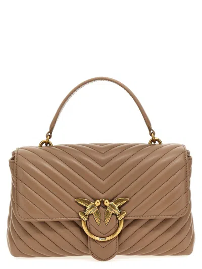 Pinko 'love Ladu Puff' Handbag In Sand