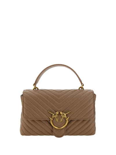 Pinko Love Lady Handbag In Beige