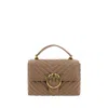 Pinko Love Lady Mini Handbag In Neutral