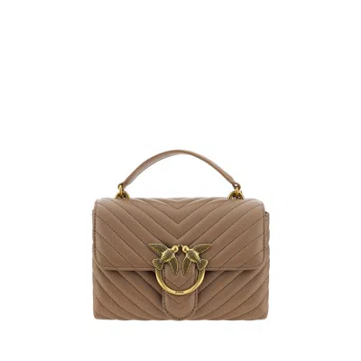 Pinko Love Lady Mini Handbag In Neutral