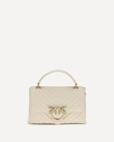 Pinko Love Lady Mini Handbag In White