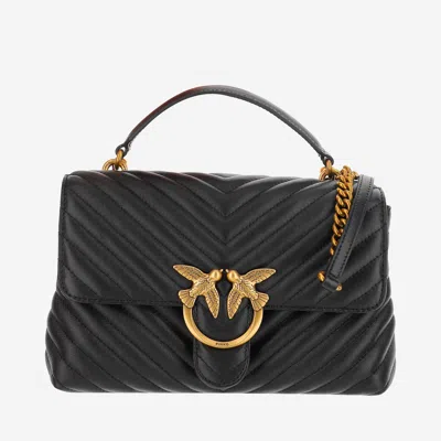 Pinko Love Lady Puff Classic Handbag In Black