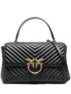 Pinko Love Lady Puff Classic Crossbody Bag In Black