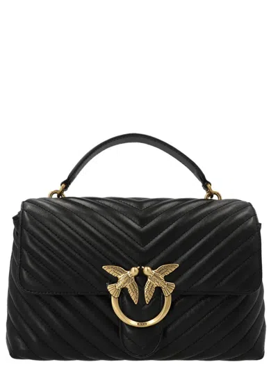 Pinko 'love Lady Puff Classic' Handbag In Black