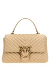 Pinko Love Lady Puff Classic Handbag In Gold
