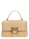 Pinko Love Lady Puff Classic Handbag In Gold