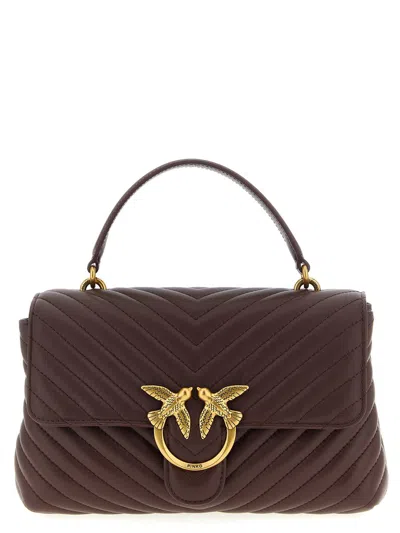 Pinko 'love Lady Puff Classic' Handbag In Brown