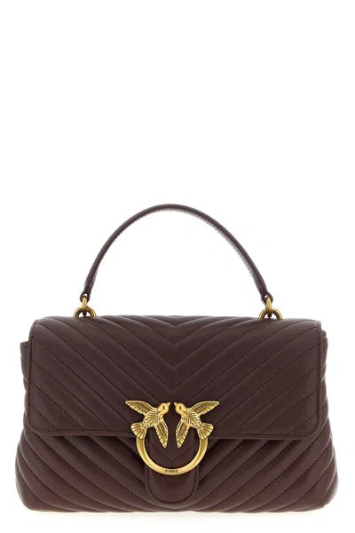 Pinko 'love Lady Puff Classic' Handbag In Brown