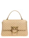 Pinko Love Lady Puff Classic Handbag In Gold