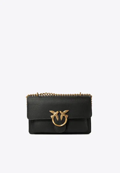 Pinko Love Lady Puff Classic Shoulder Bag In Black