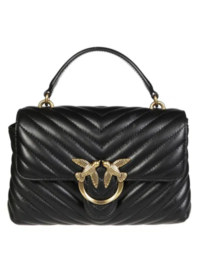 Pinko Love Lady Puff Mini Bag In Black
