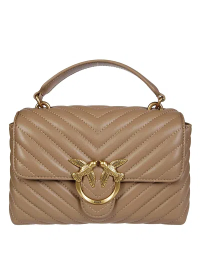 Pinko Love Lady Puff Mini In Beige