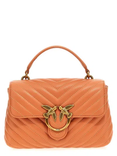 Pinko 'love Lady Puff Mini' Handbag In Orange