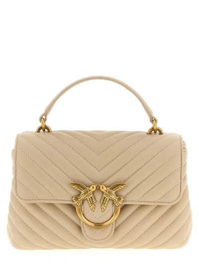 Pinko 'love Lady Puff Mini' Handbag In Sand