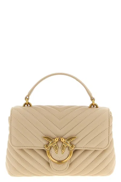 Pinko 'love Lady Puff Mini' Handbag In Sand