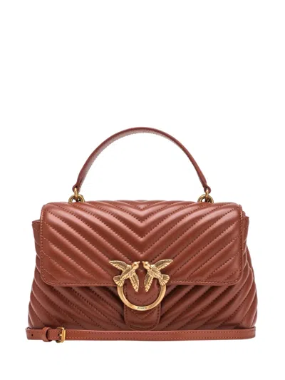 Pinko Love Lady Tote Bag In L84q Arab-antique Gold