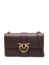 Pinko Love Vitello With Structured Silhouette And Bird Embellishment In Black
