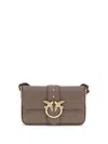 Pinko Love Bag Medium Slouchy Shoulder Bag In Brown
