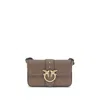 Pinko Love Bag Medium Slouchy Shoulder Bag In Brown