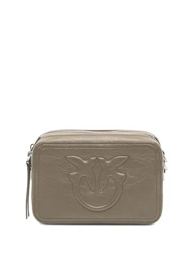 Pinko Love Metallic Crossbody Bag