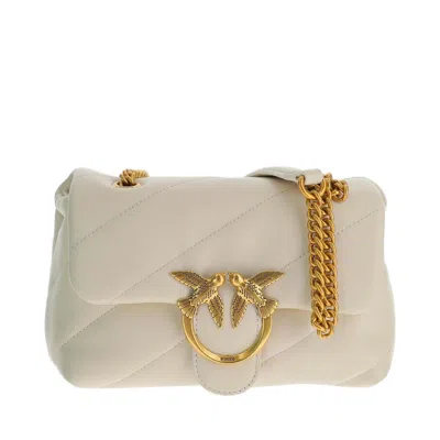 Pinko Love Mini Puff Bag In Neutral