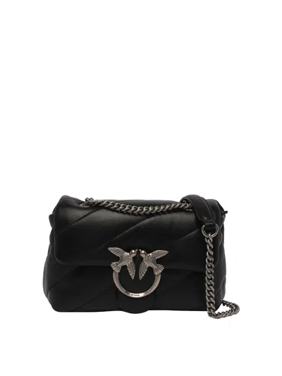 Pinko Love Mini Puff Classic Bag In Black