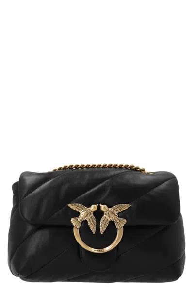 Pinko 'love Mini Puff' Crossbody Bag In Black