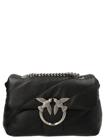 Pinko 'love Mini Puff' Crossbody Bag In Black