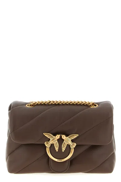 Pinko 'love Mini Puff' Crossbody Bag In Brown