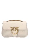 Pinko Classic Love One Crossbody Bag In Neutral