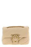 Pinko Classic Love Bag Puff Maxi Quilt Crossbody Bag In Nude