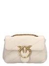 Pinko Classic Love One Crossbody Bag In White