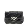Pinko Love Mini Puffer Shoulder Bag In Black